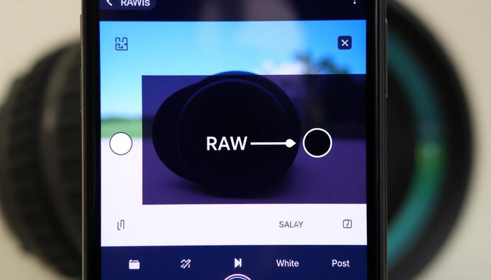 activate raw mode smartphone