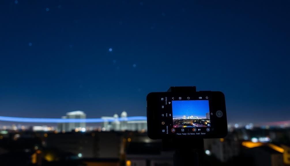 adjust iso and shutter