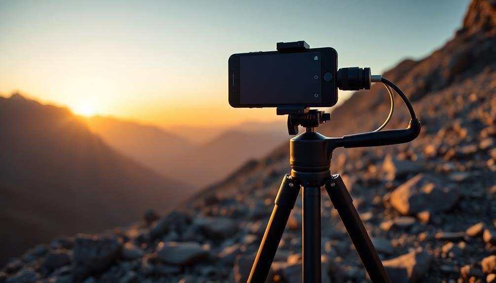 adjustable tripod for terrain