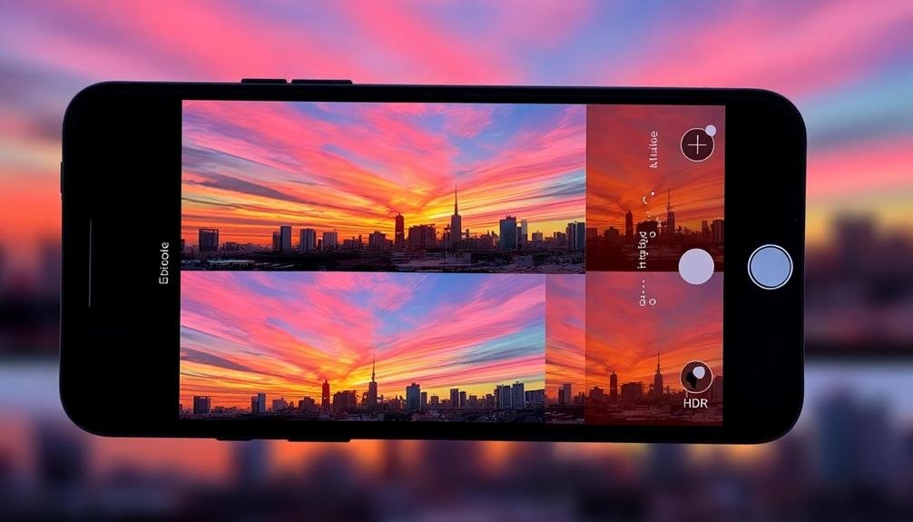 adjusting exposure for hdr