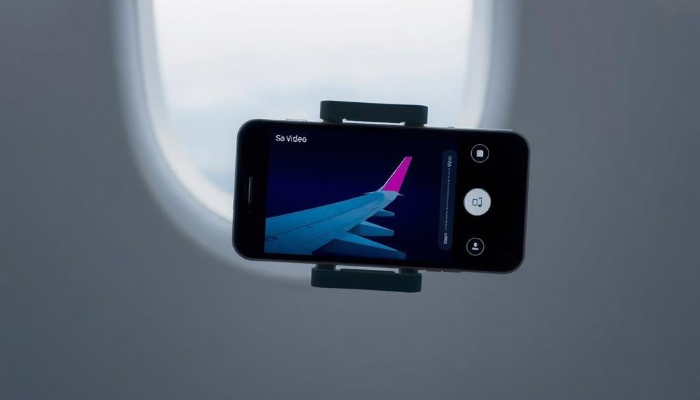 airplane mode recording enabled