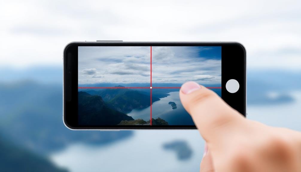 aligning the horizon line