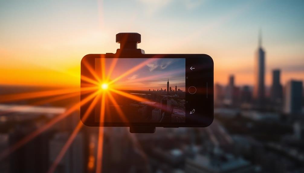 artistic lens flares exploration