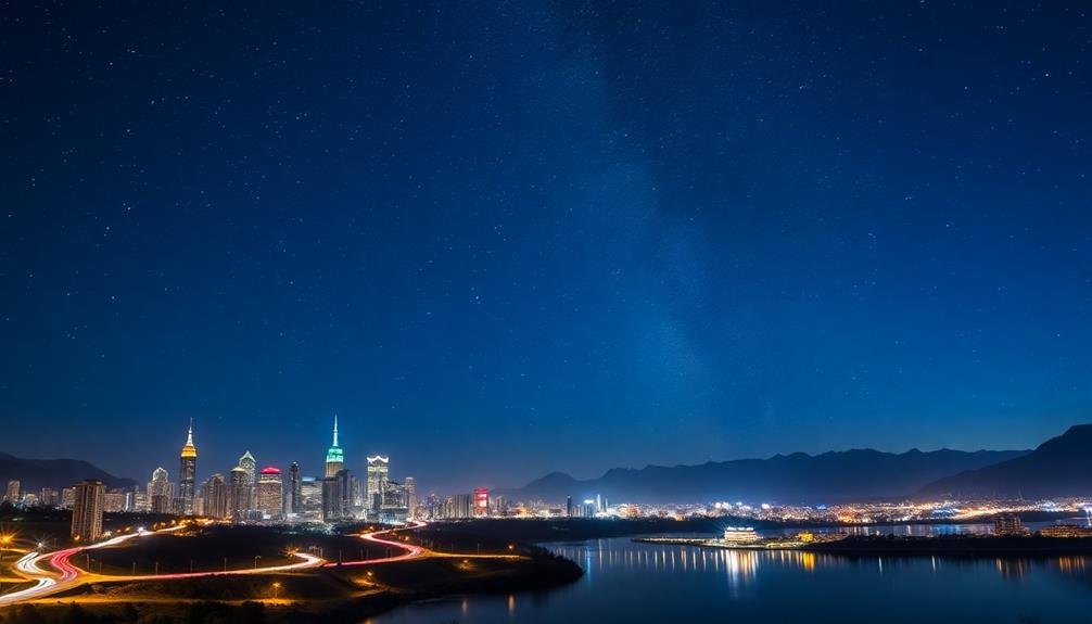 astrophotography light trails captured