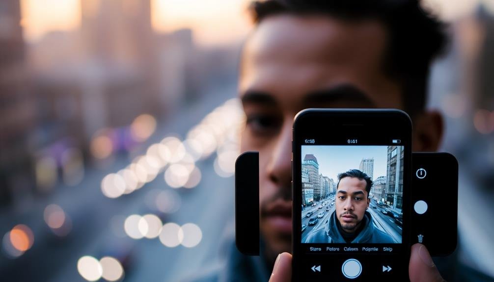 background selection and blurring