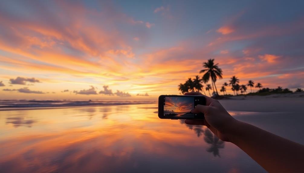 beach reflections enhance photography