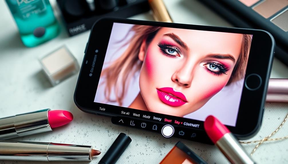 beauty products and accessories
