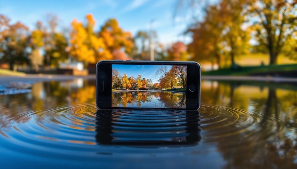 capture stunning water reflections