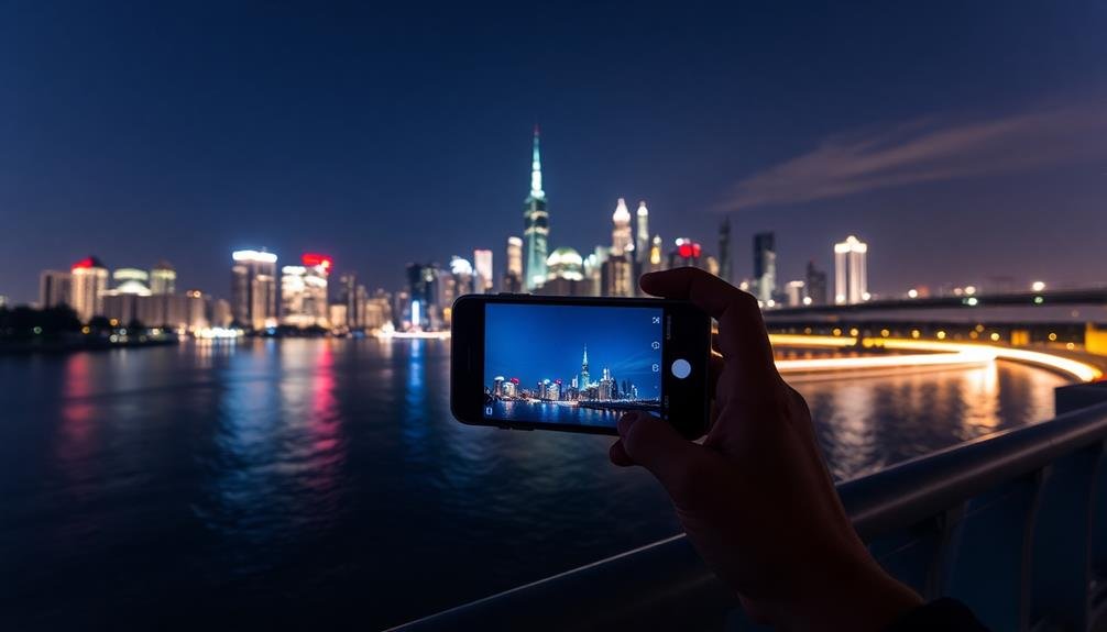 capturing city night views