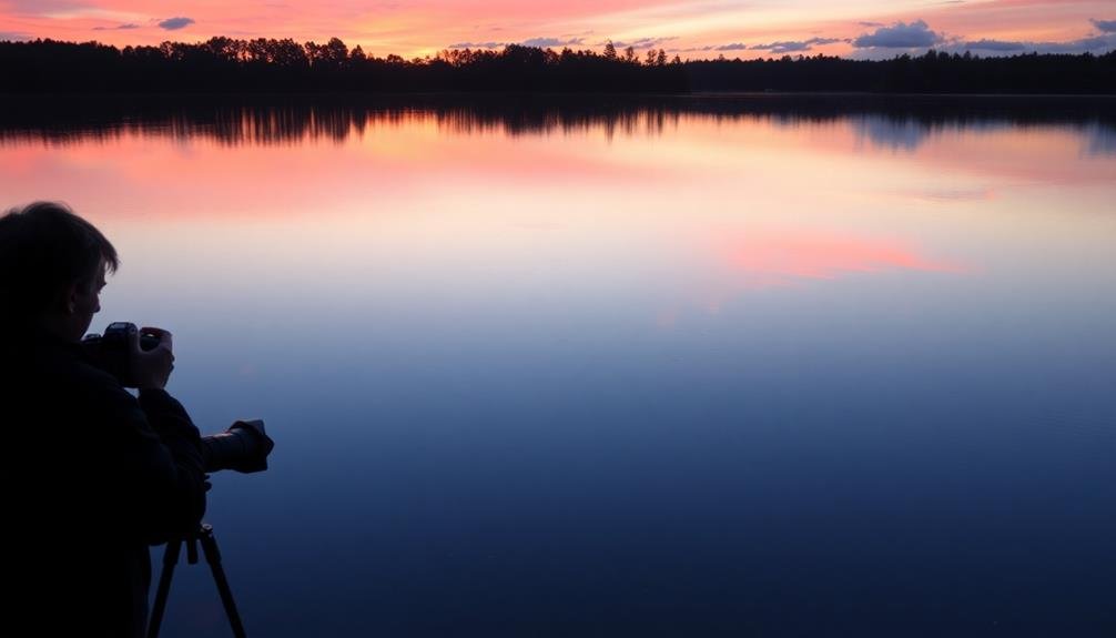 capturing reflections with shutter speed