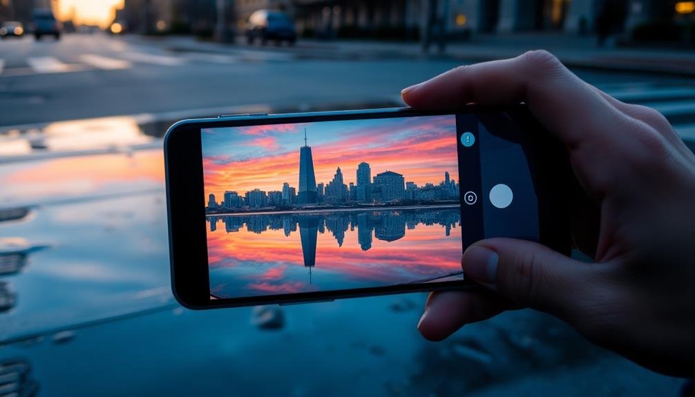 capturing urban reflections beautifully