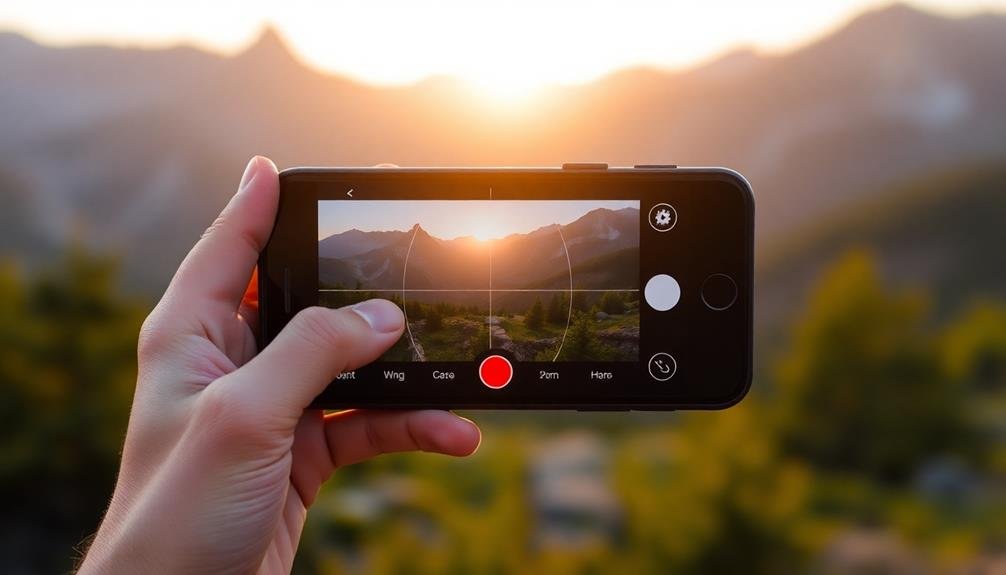 choose panorama mode
