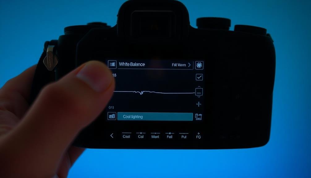 choose white balance setting