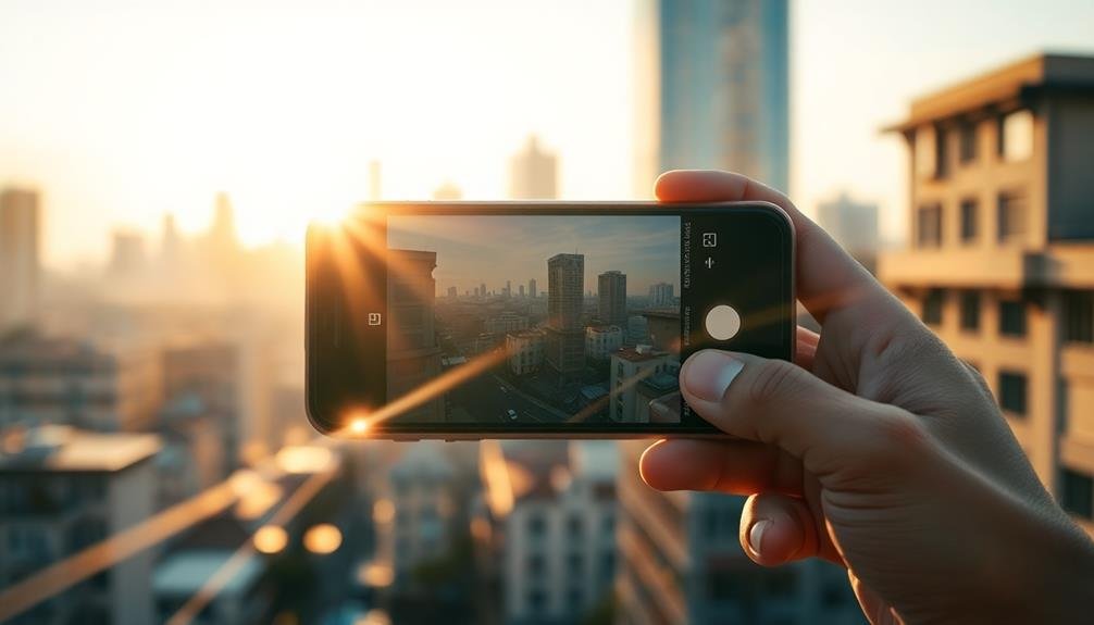 cinematic anamorphic lens effects