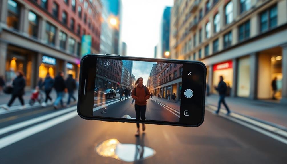 cinematic anamorphic lens effects