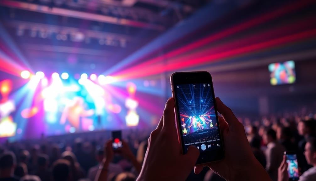 concert photography phone tips