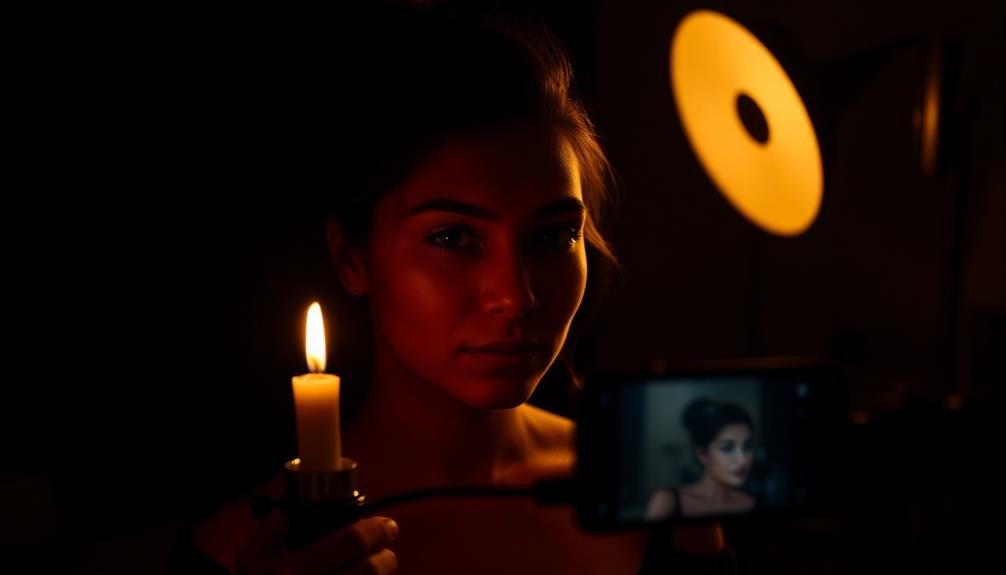 creating ambiance with candles