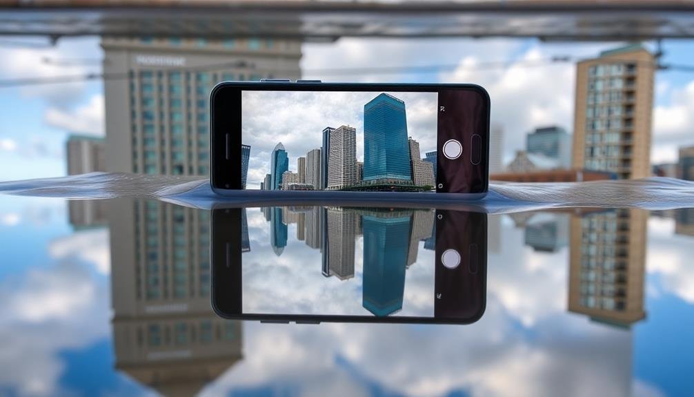 depth enhancement through reflections