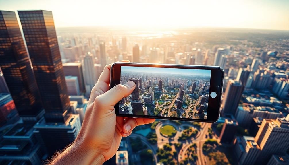 elevated perspective enhances photography