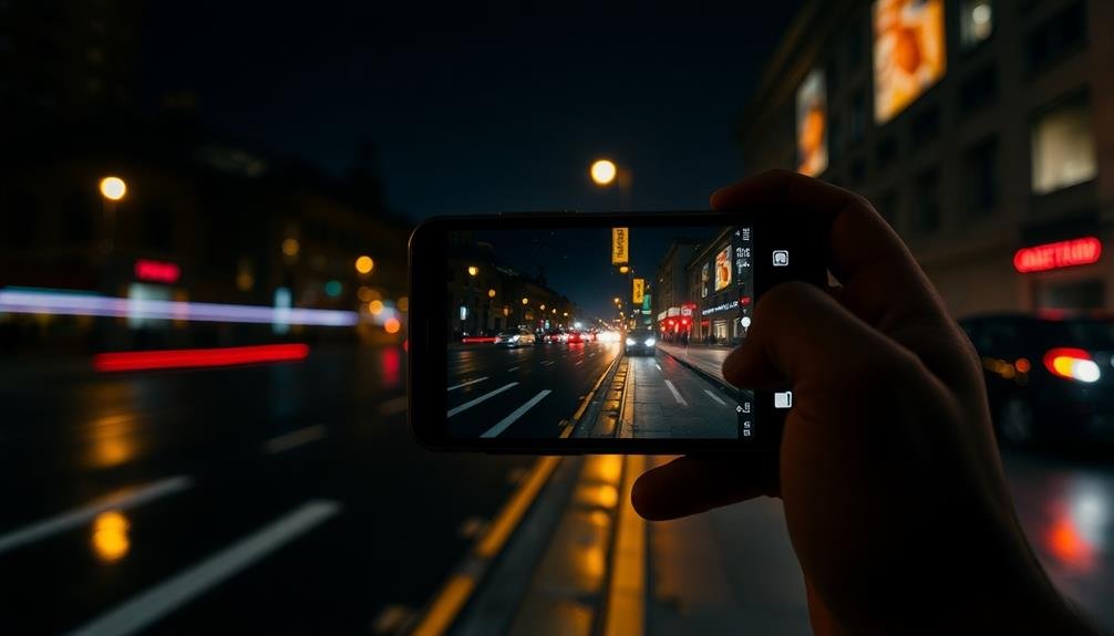 enhance mobile photos nighttime