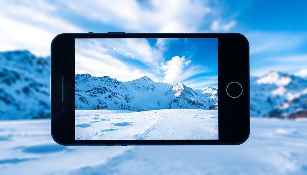 enhancing winter photography images