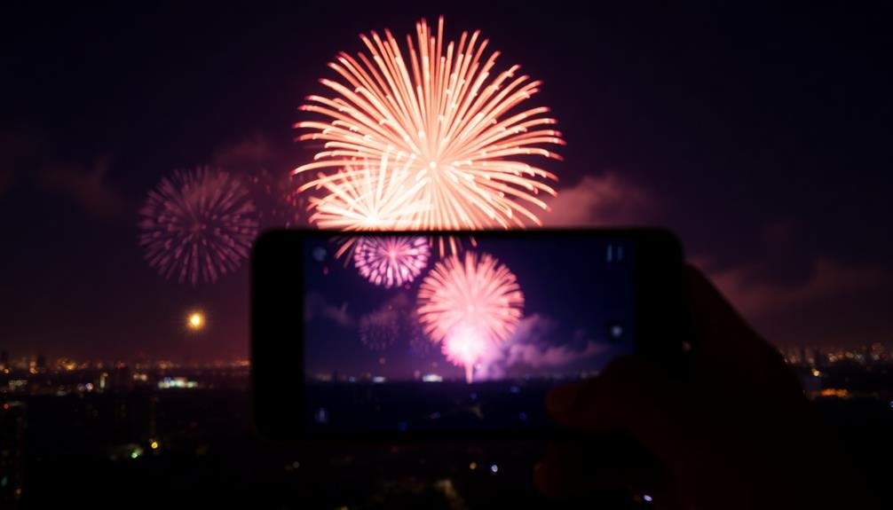 fireworks photography phone tips