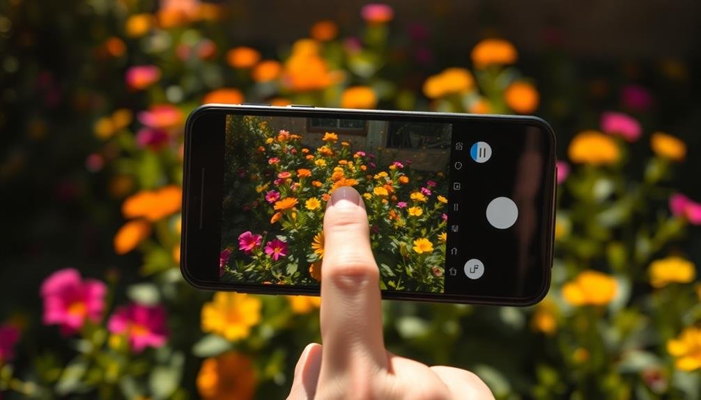 hdr tap to focus technique