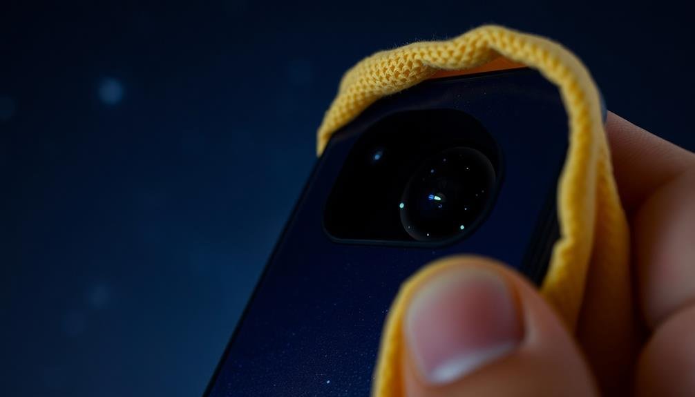 maintain camera enclosure cleanliness