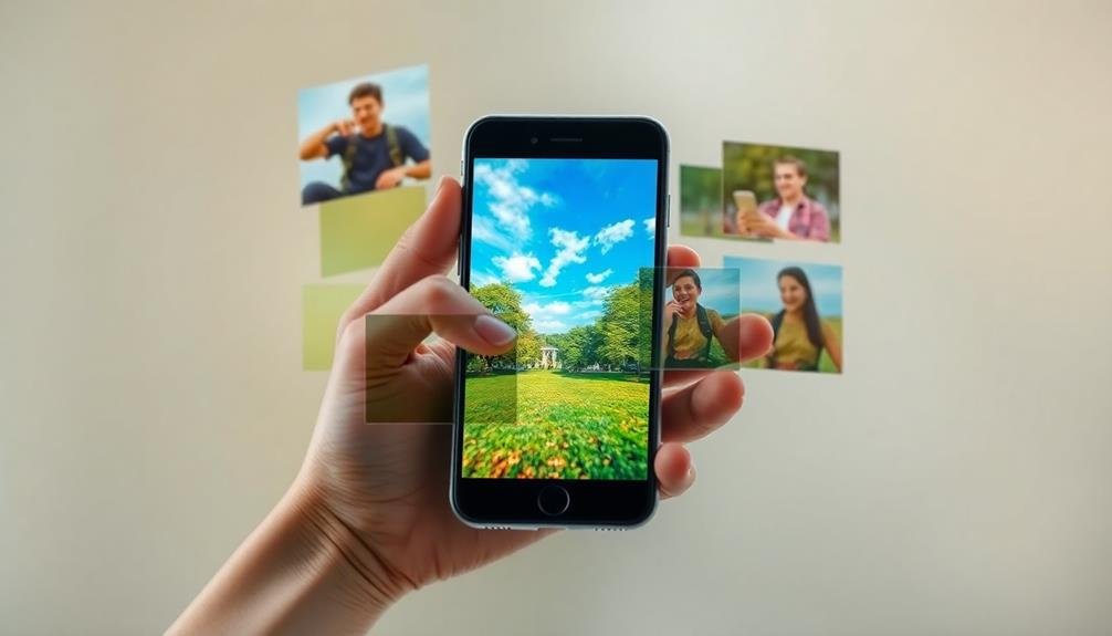 mobile composite image creation