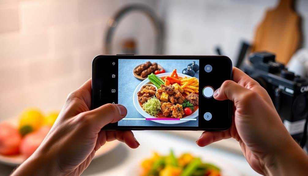 mobile food color balance tips
