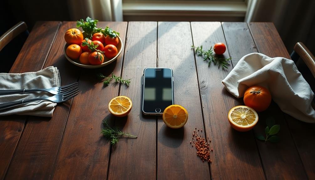 mobile food photography props