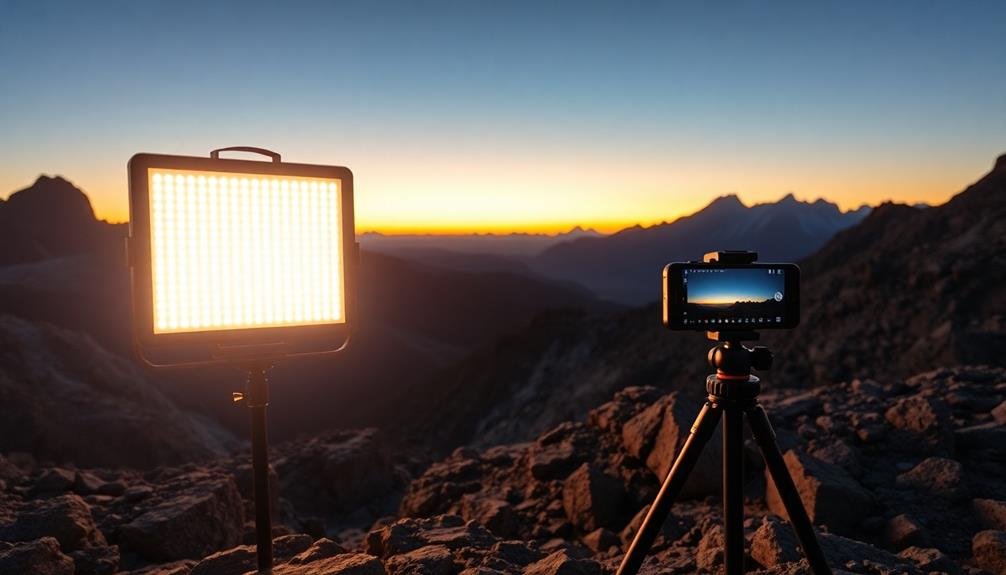 mobile illuminating led panels