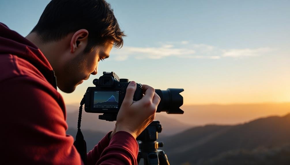 modify camera light levels
