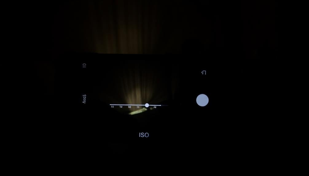 modify camera sensitivity levels