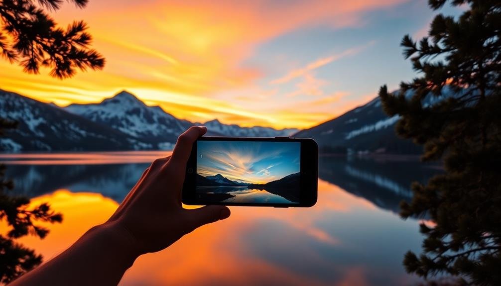 mountain lake reflection photography tips