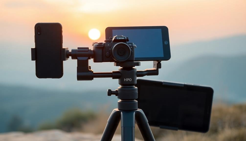 multi device compatible tripods