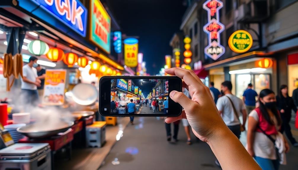 night market photography tips