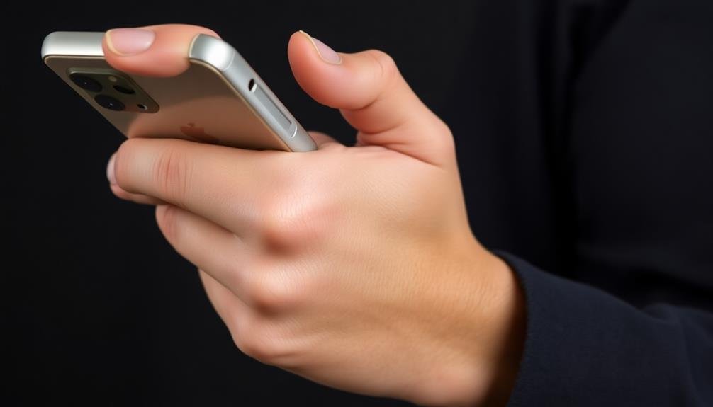 one handed portrait grip