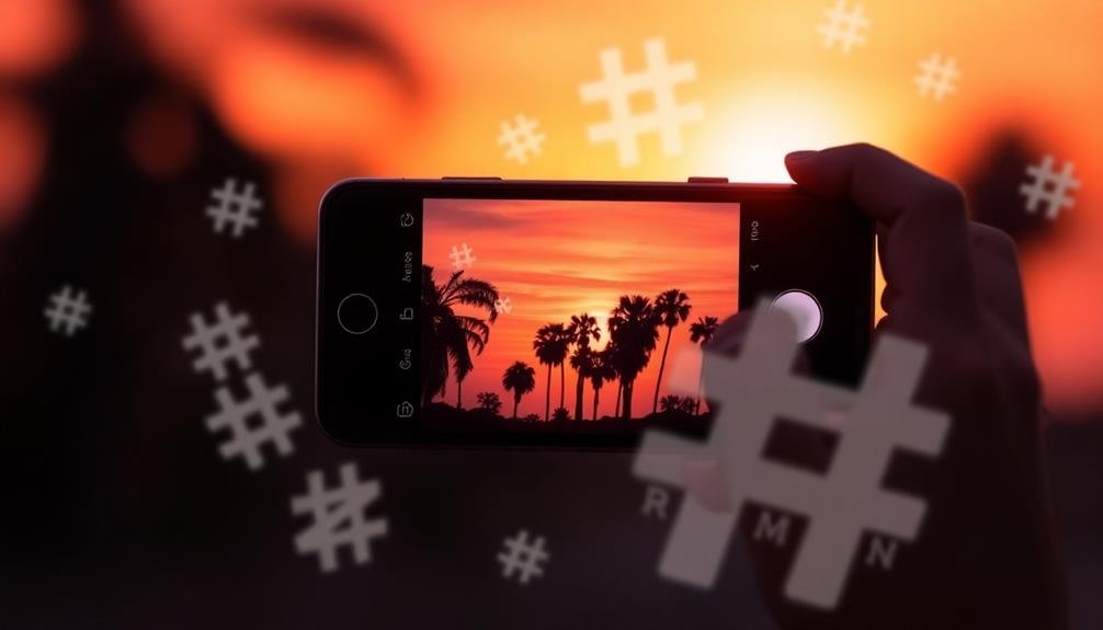 participate in trending hashtags