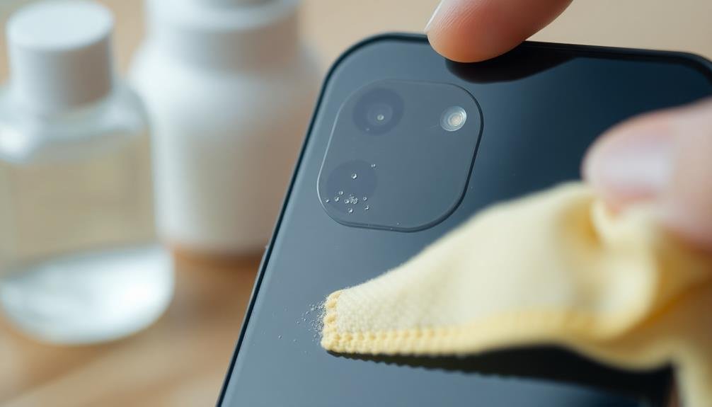 phone camera lens cleaning