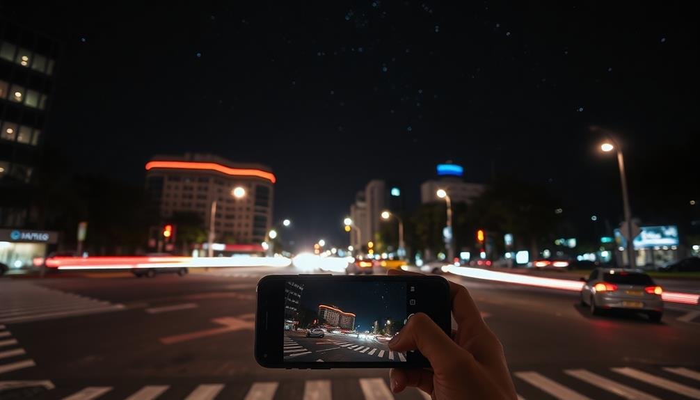 photographing luminous moving objects