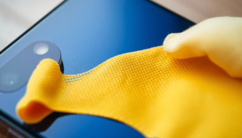 preventing fingerprint smudges