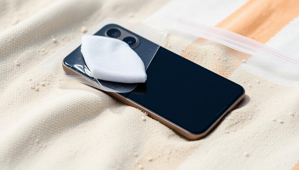preventing moisture and dust