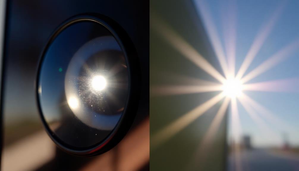preventing unwanted lens flare