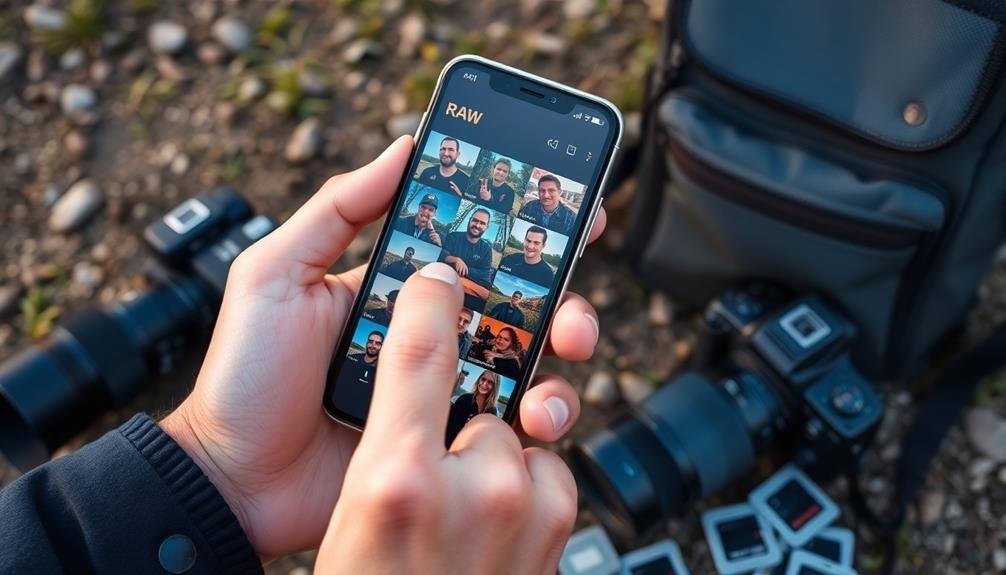 raw management mobile applications