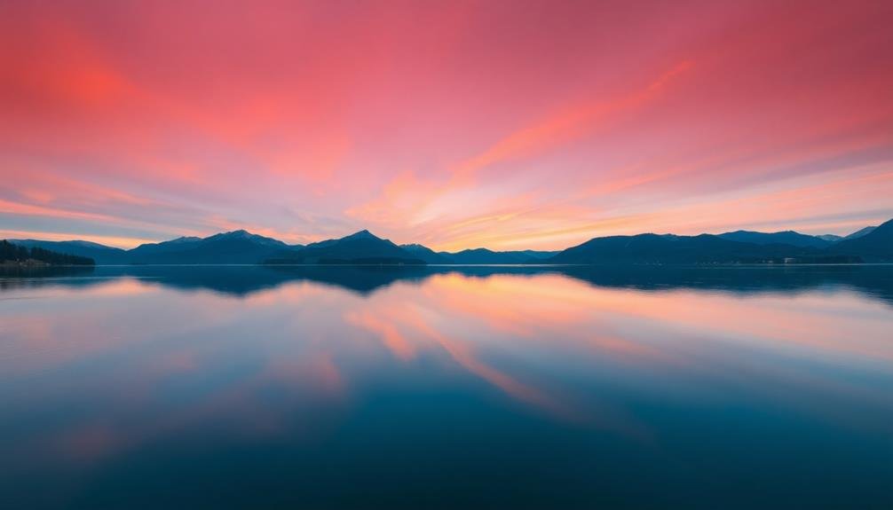 reflections with balanced exposure