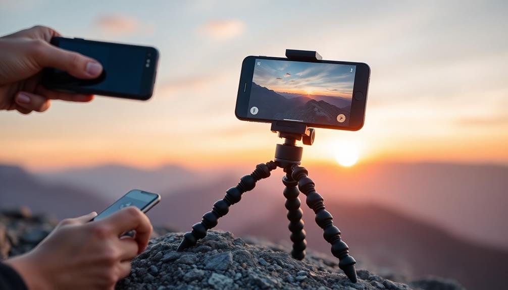 remote controlled flexible tripod