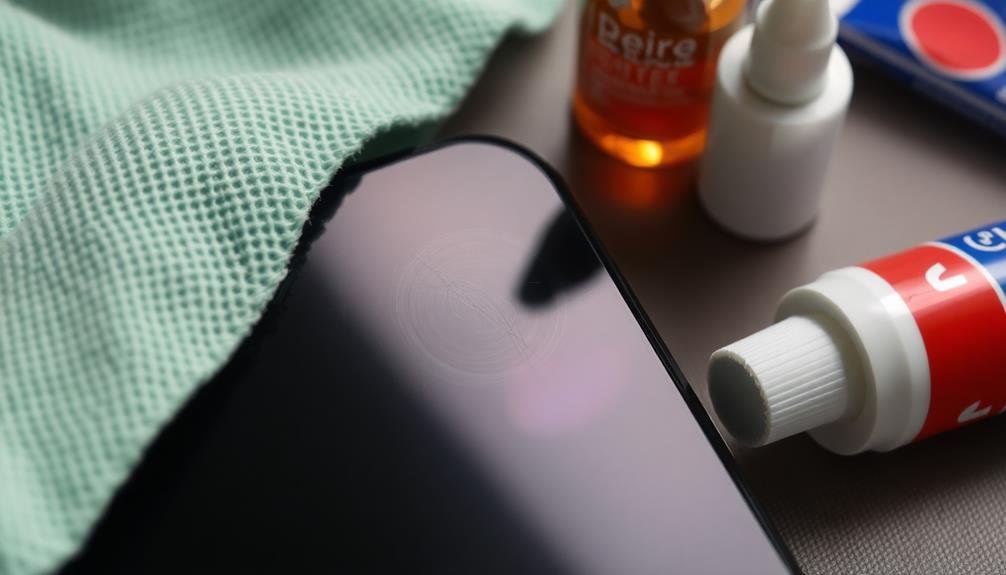 repairing scratched camera lenses