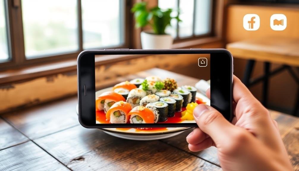 showcasing culinary visuals online