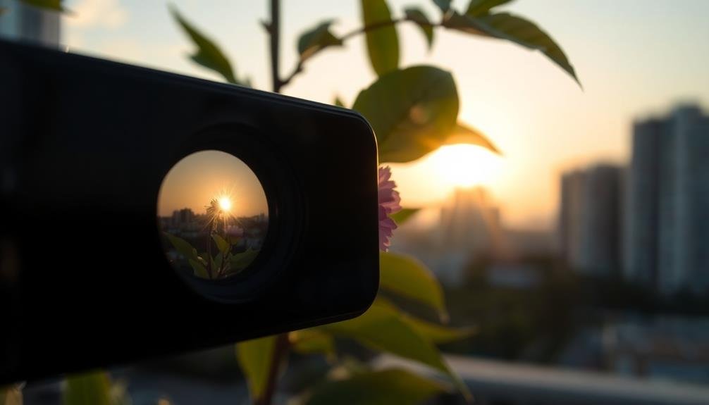 smartphone camera aperture settings